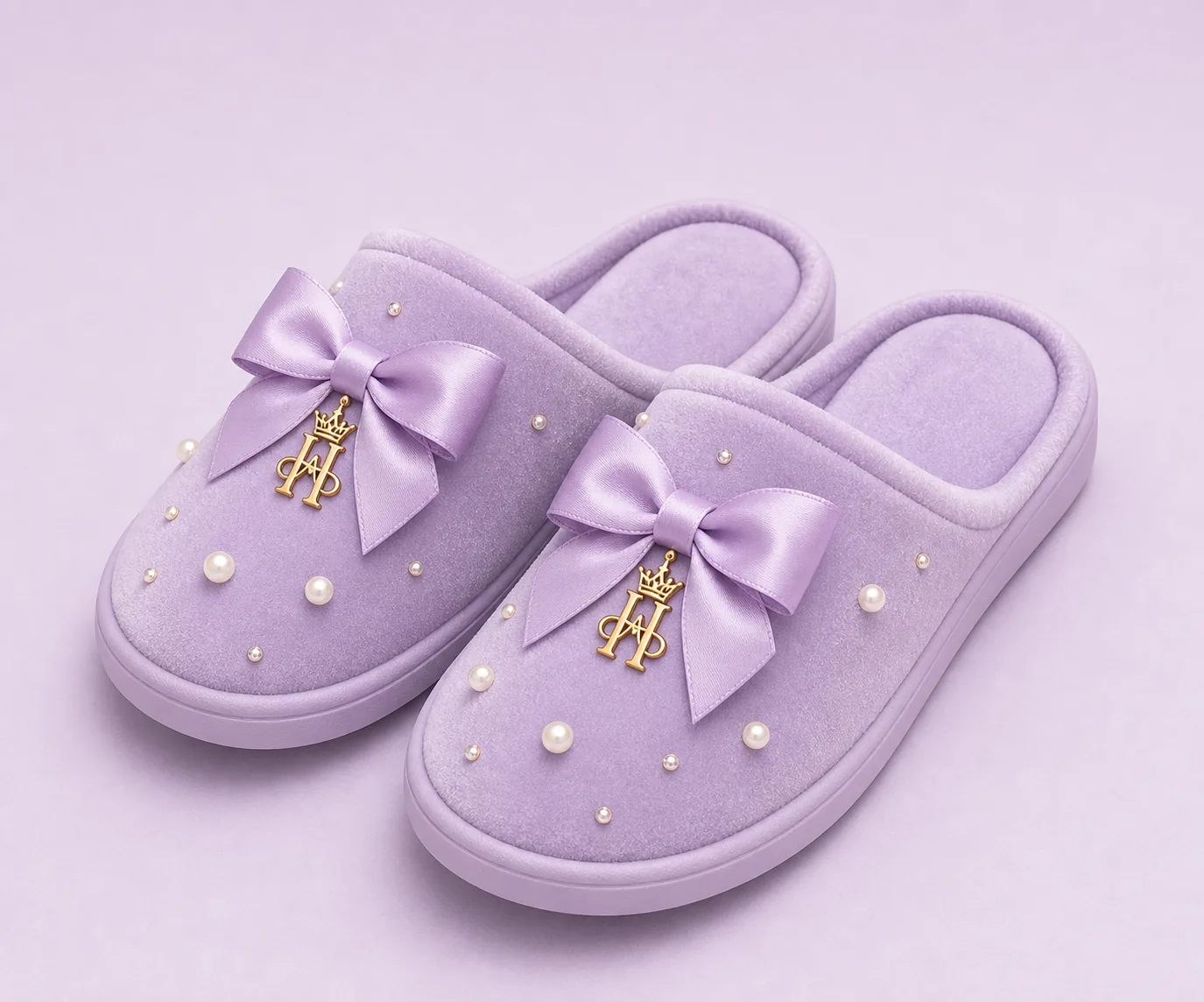 Lavender Princess Slippers