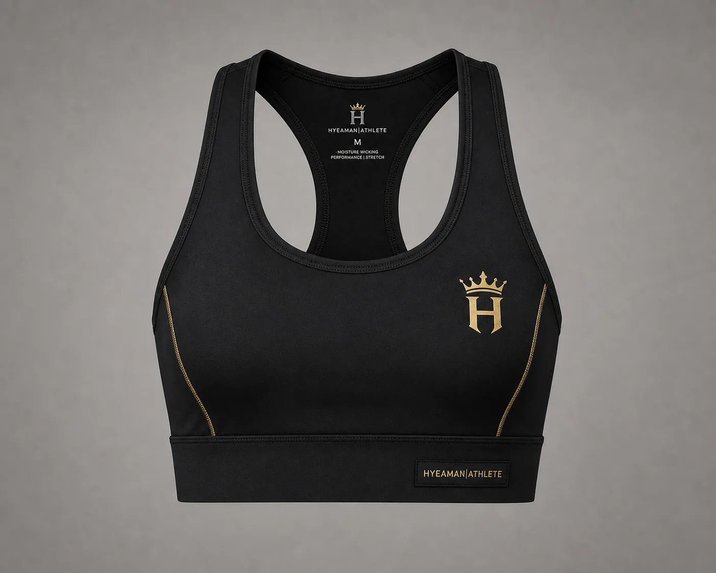 HYEAMAN|ATHLETE Racerback Sports Bra