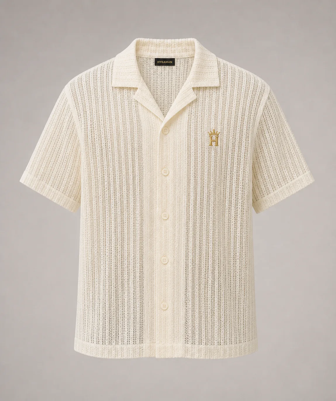 Men Open Knit Resortee