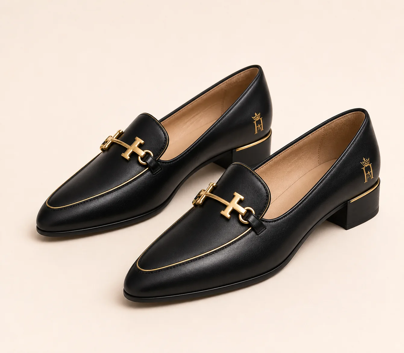 Ladies Business Leather Loafers