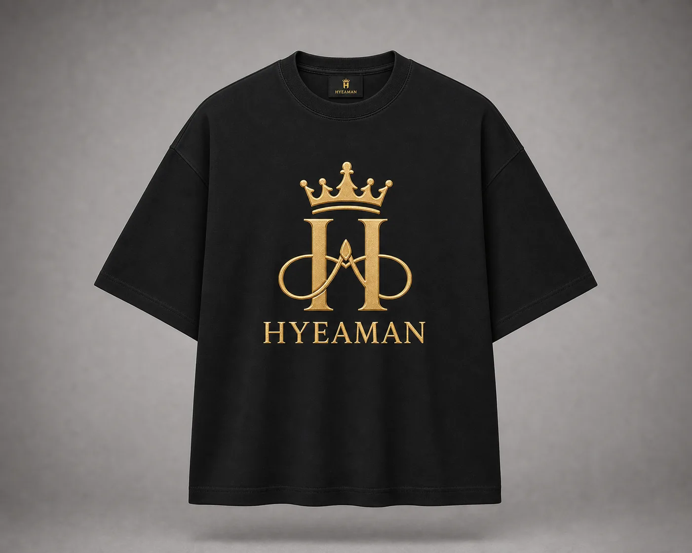 Signature Black Oversized Tee