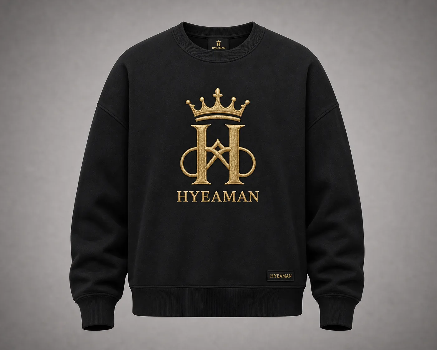 Signature Black Crewneck Sweatshirt