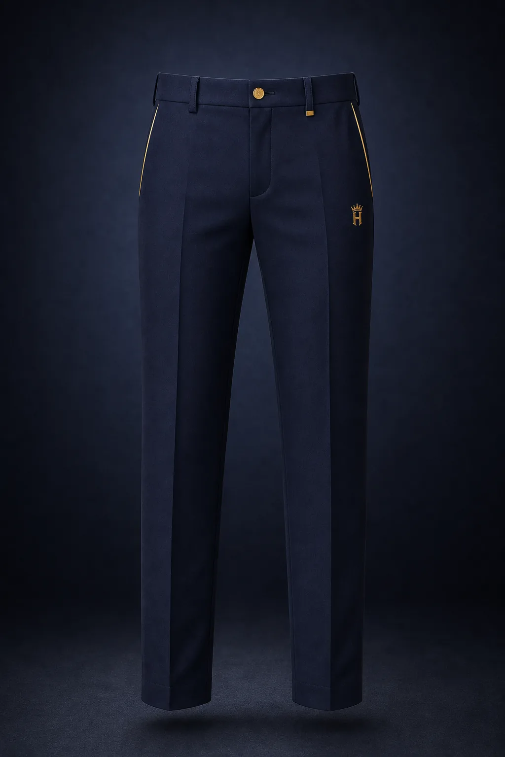 Signature Navy Tailored Pants