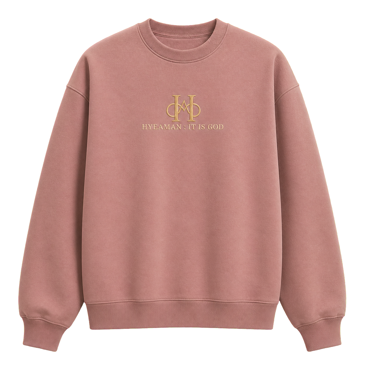 It Is GOD Dusty Rose Puff Print
