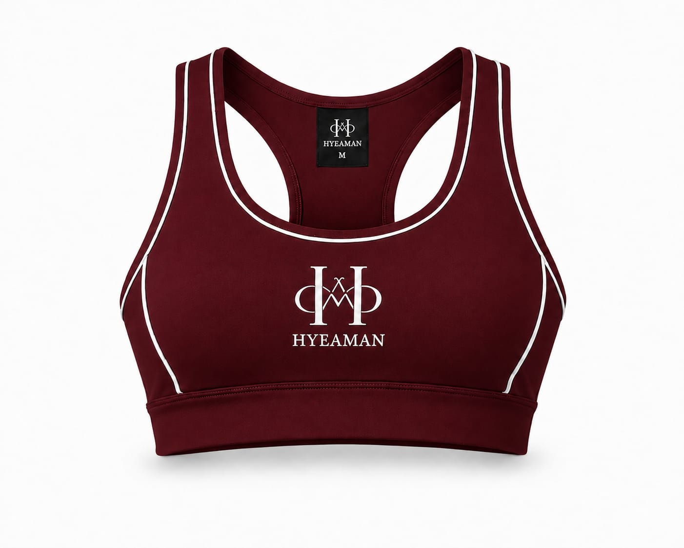 Active Burgundy Sports Bra