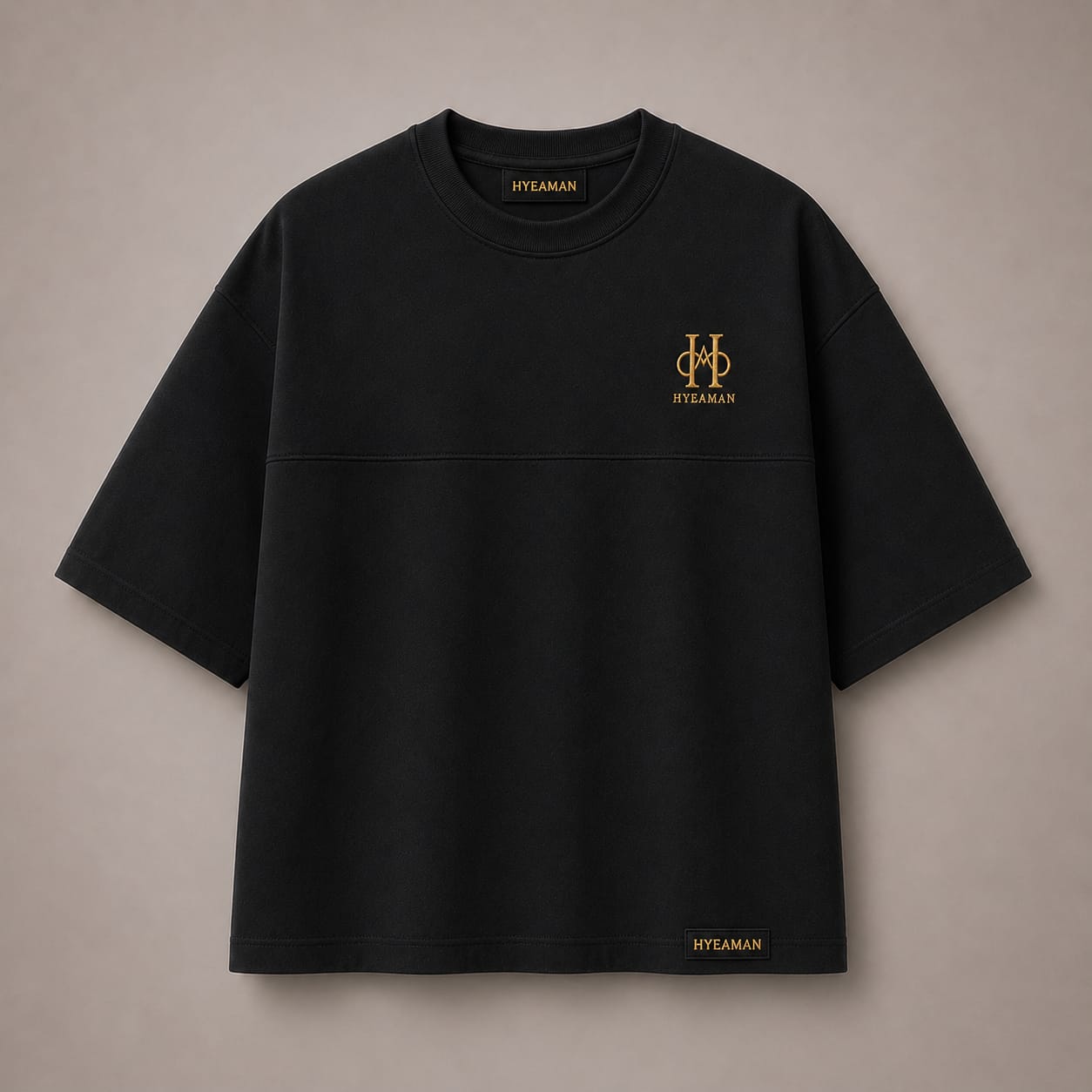 Black Oversized Tee