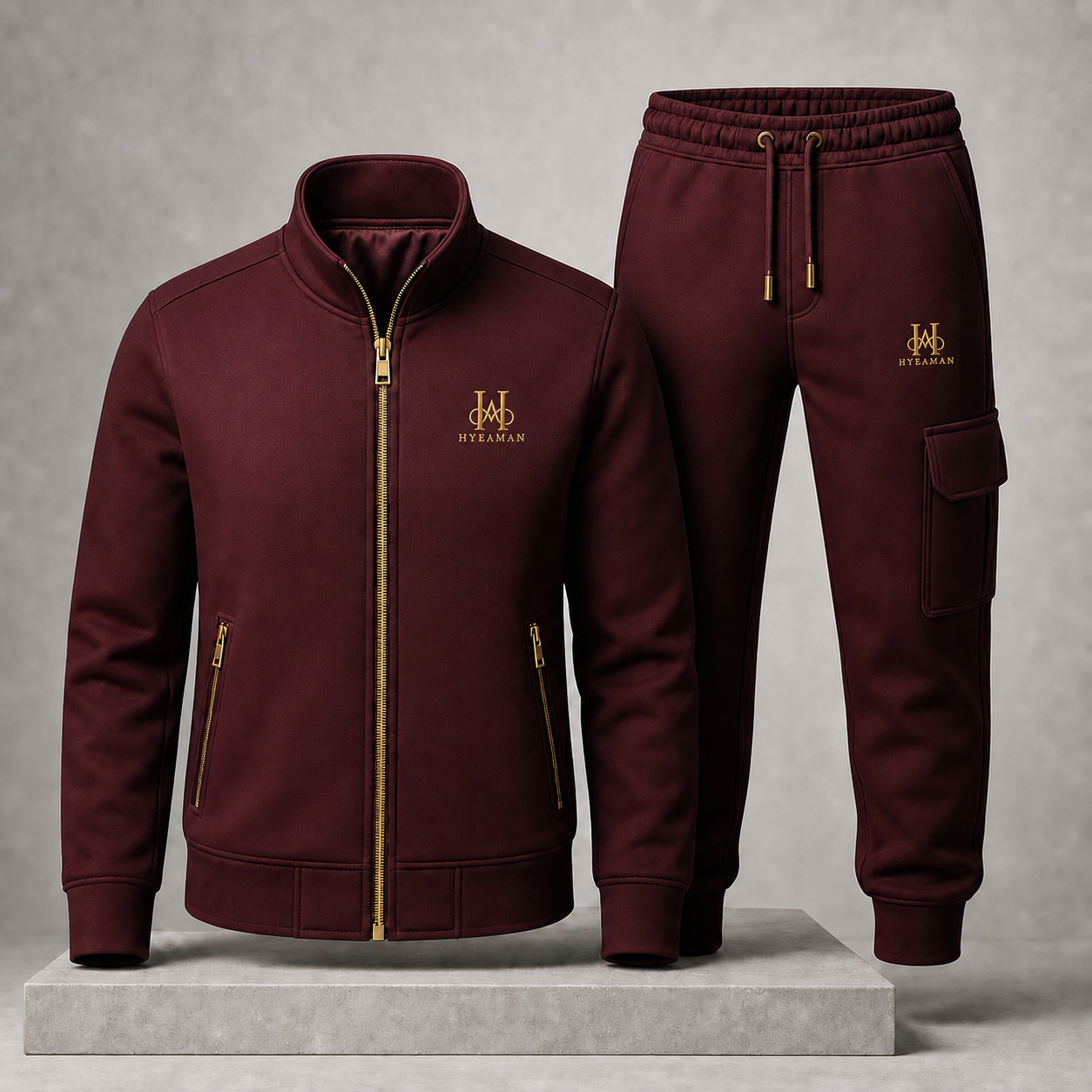 Burgundy Tracksuit Concept Single