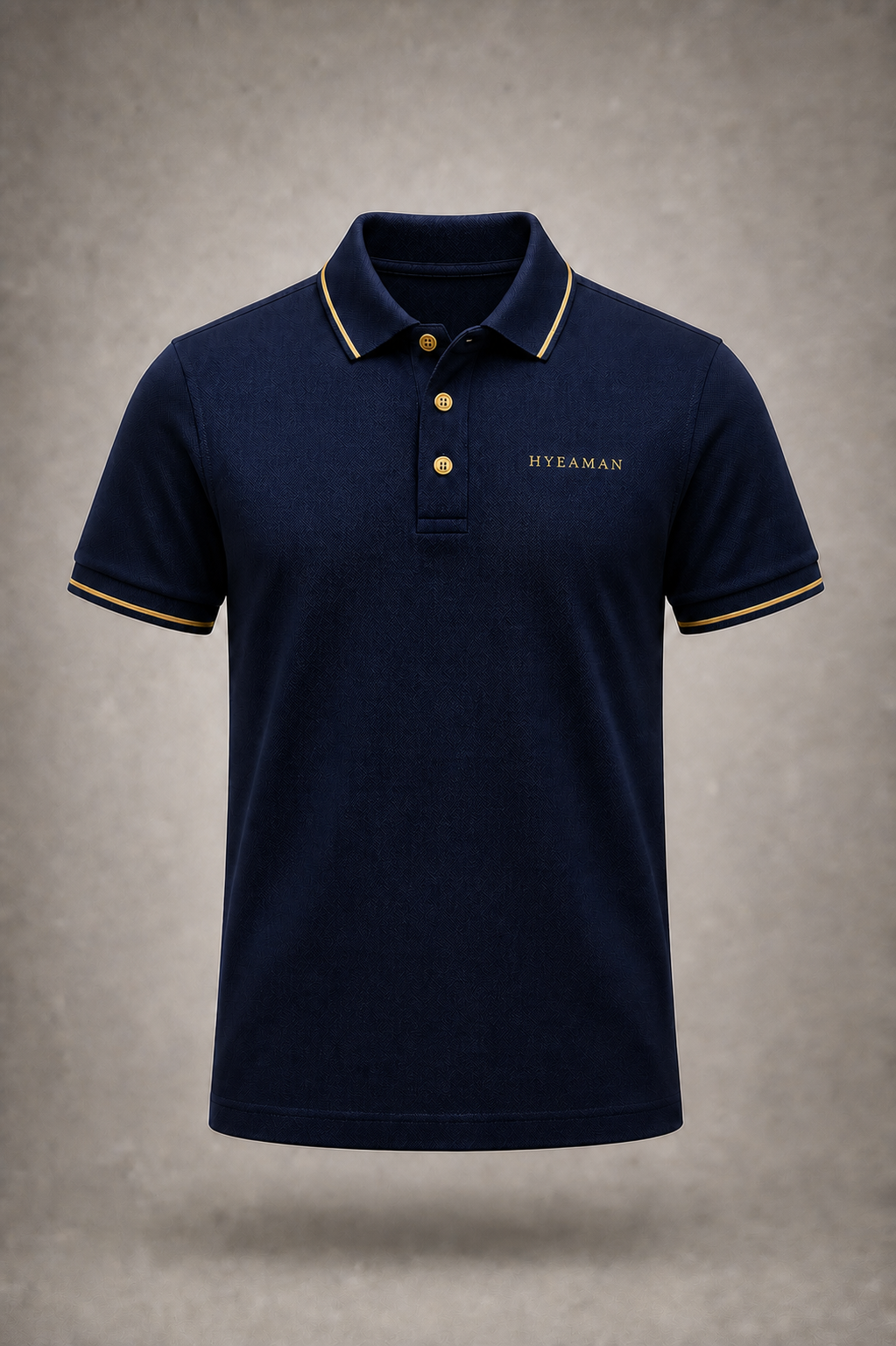 Navy Polo Wordmark Concept Single