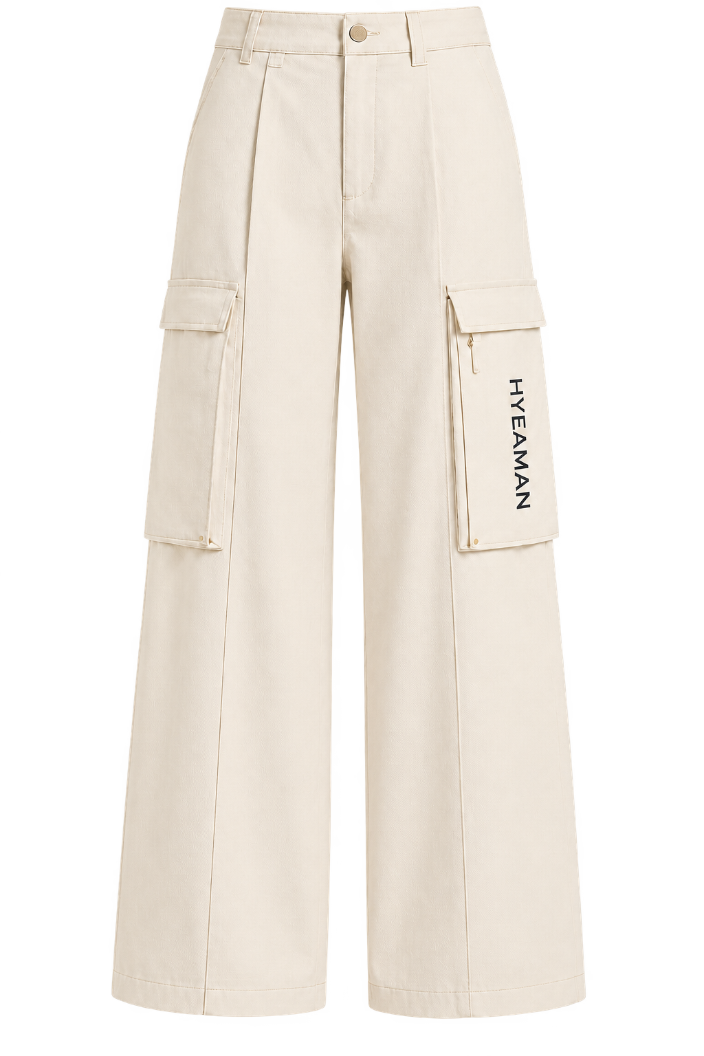 Ivory Tailored Suit Trousers