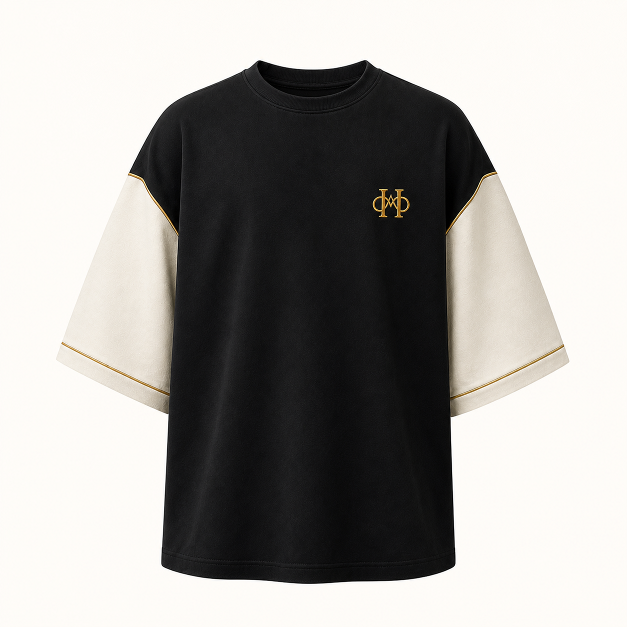 Unisex Oversized Panel Tee Front