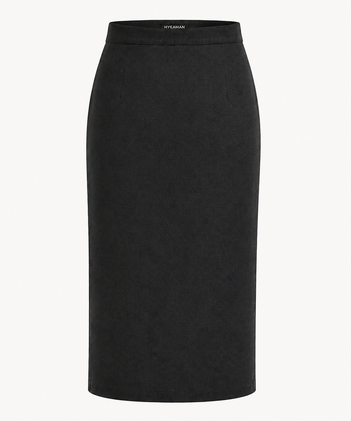 Charcoal Midi Pencil Skirt