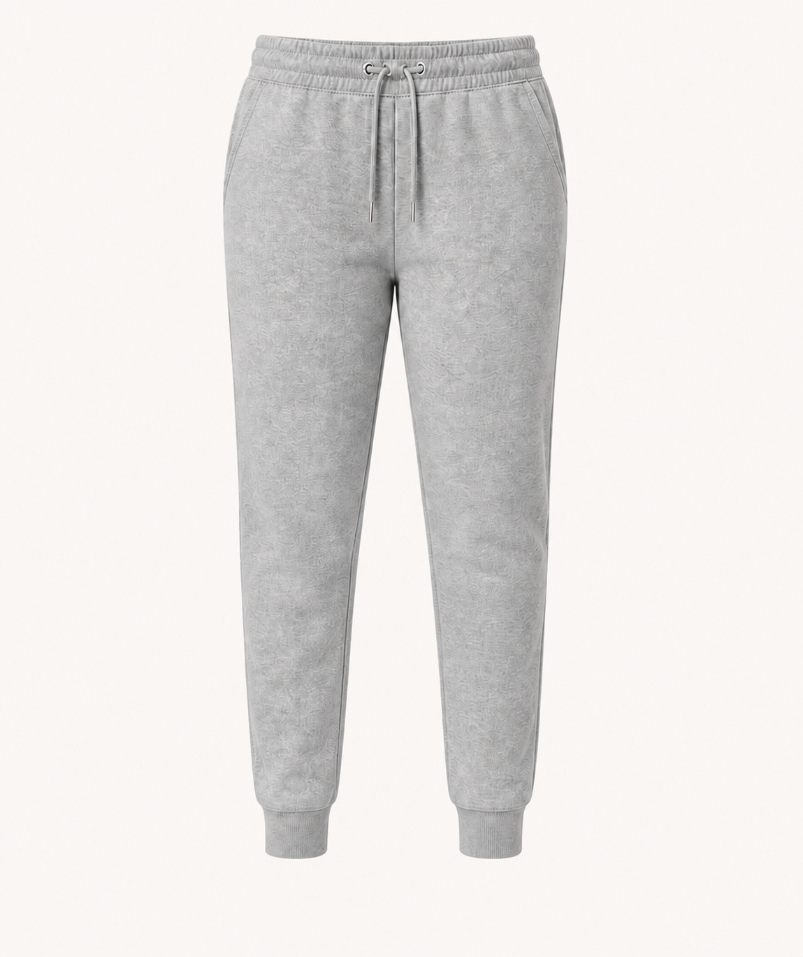 Grey Tapered Joggers