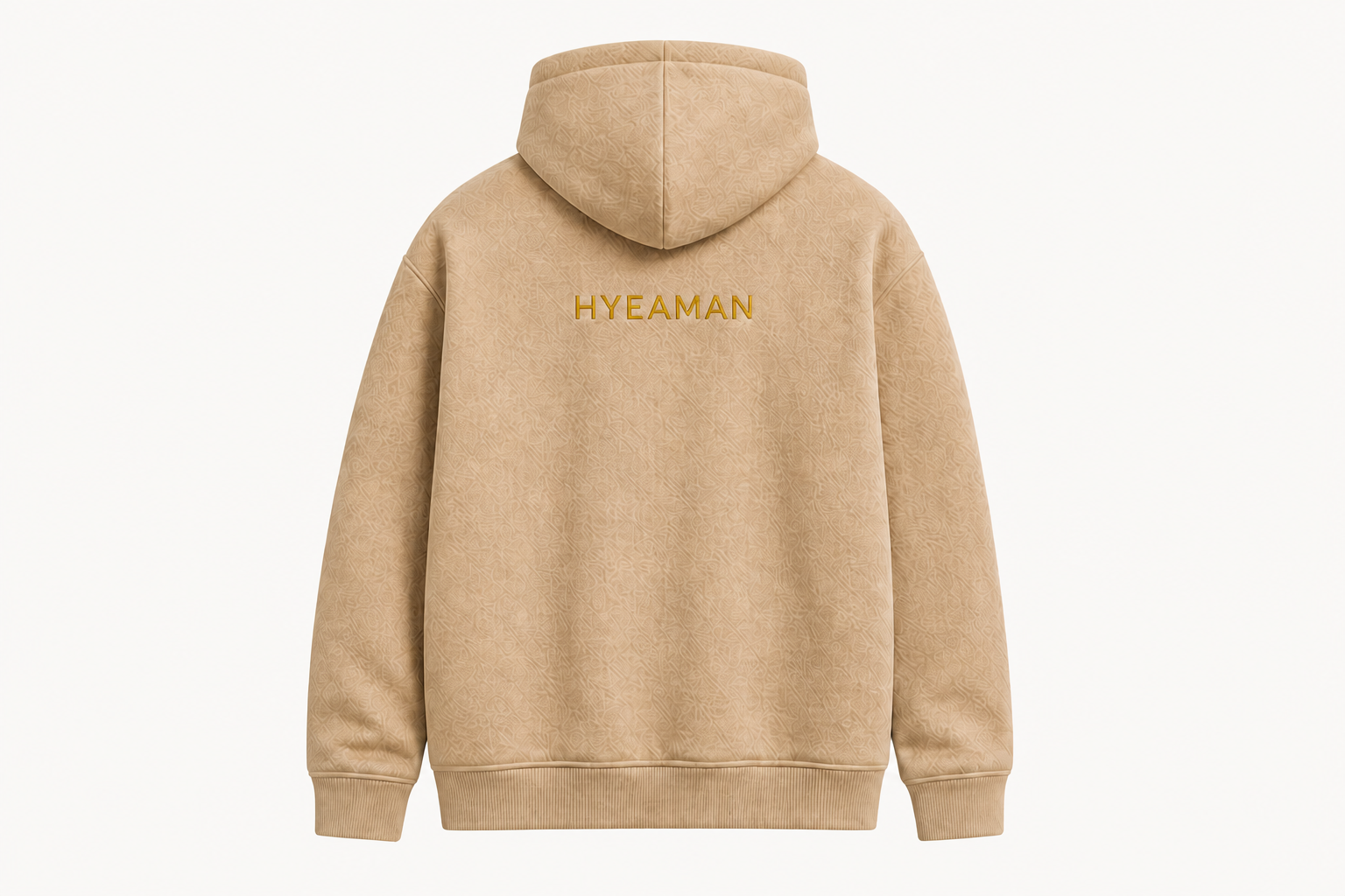 Sand Pullover Hoodie Back