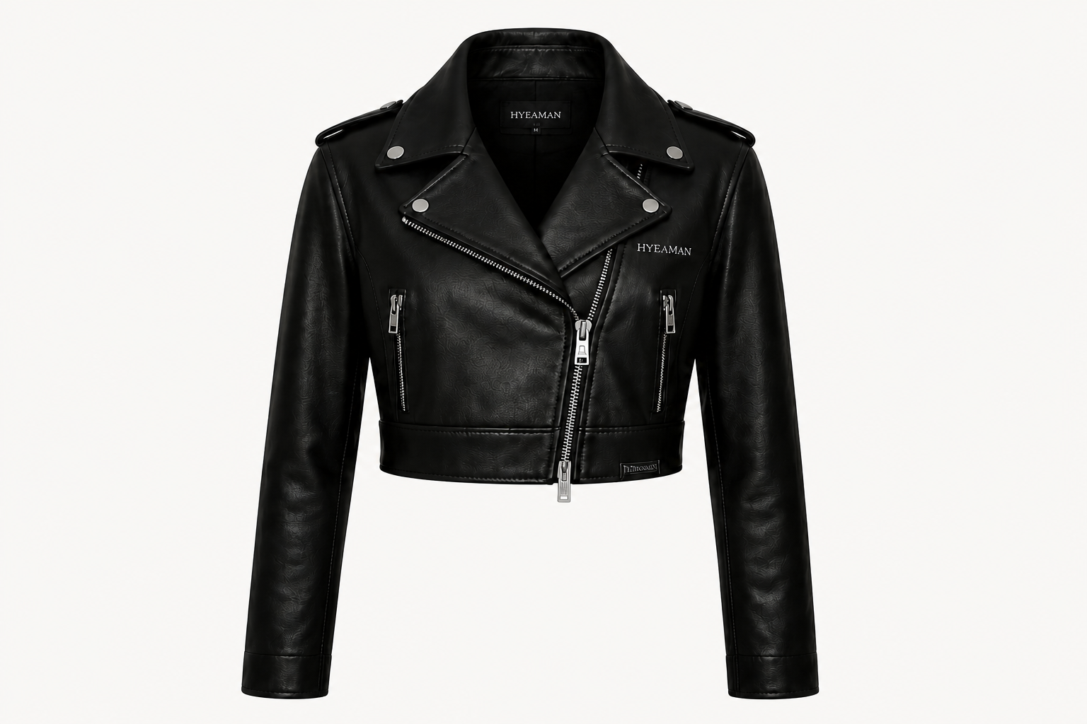 Black Leather Biker Jacket