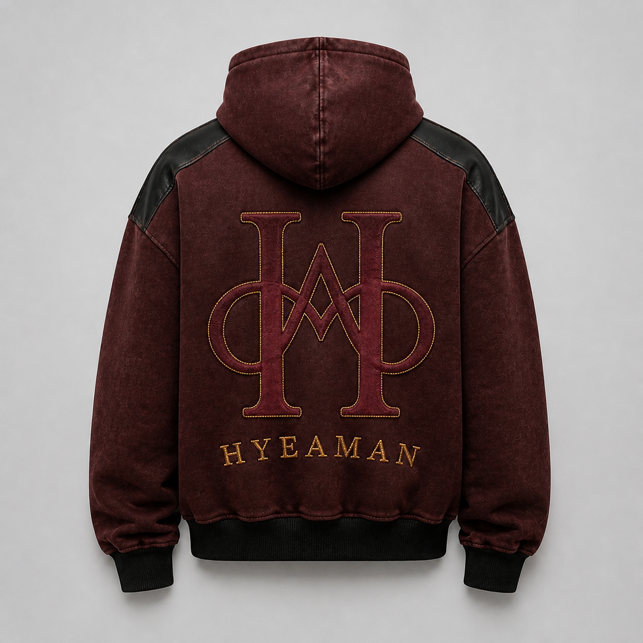 Oxblood Heritage Hoodie Back