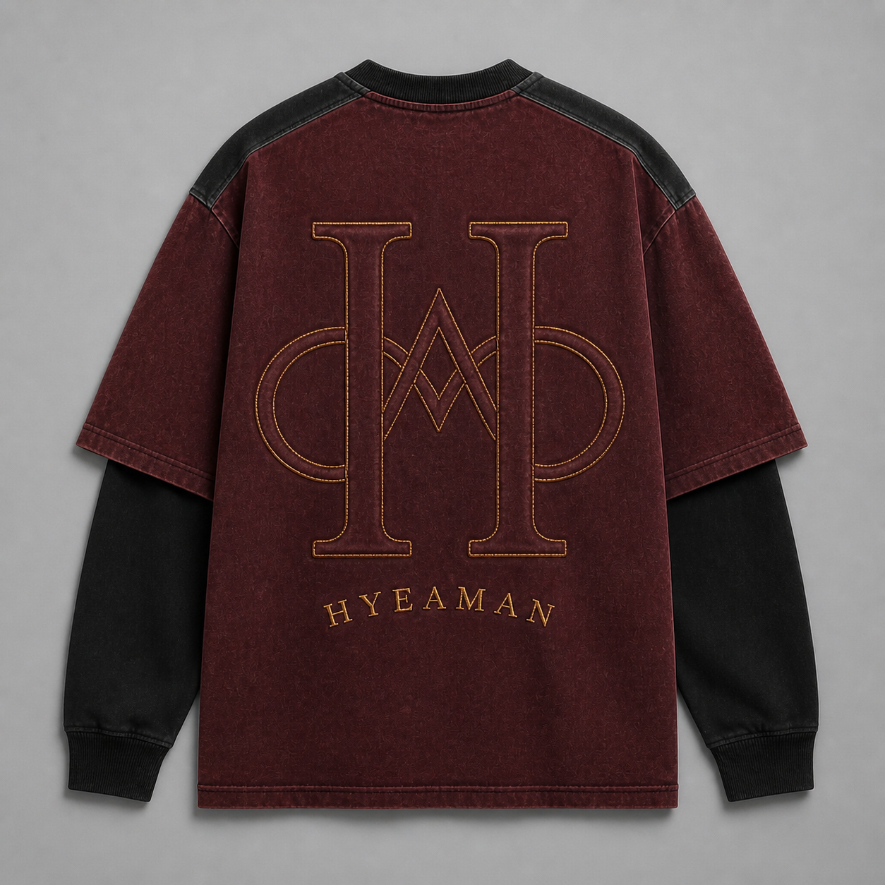 Oxblood Layer Tee Back