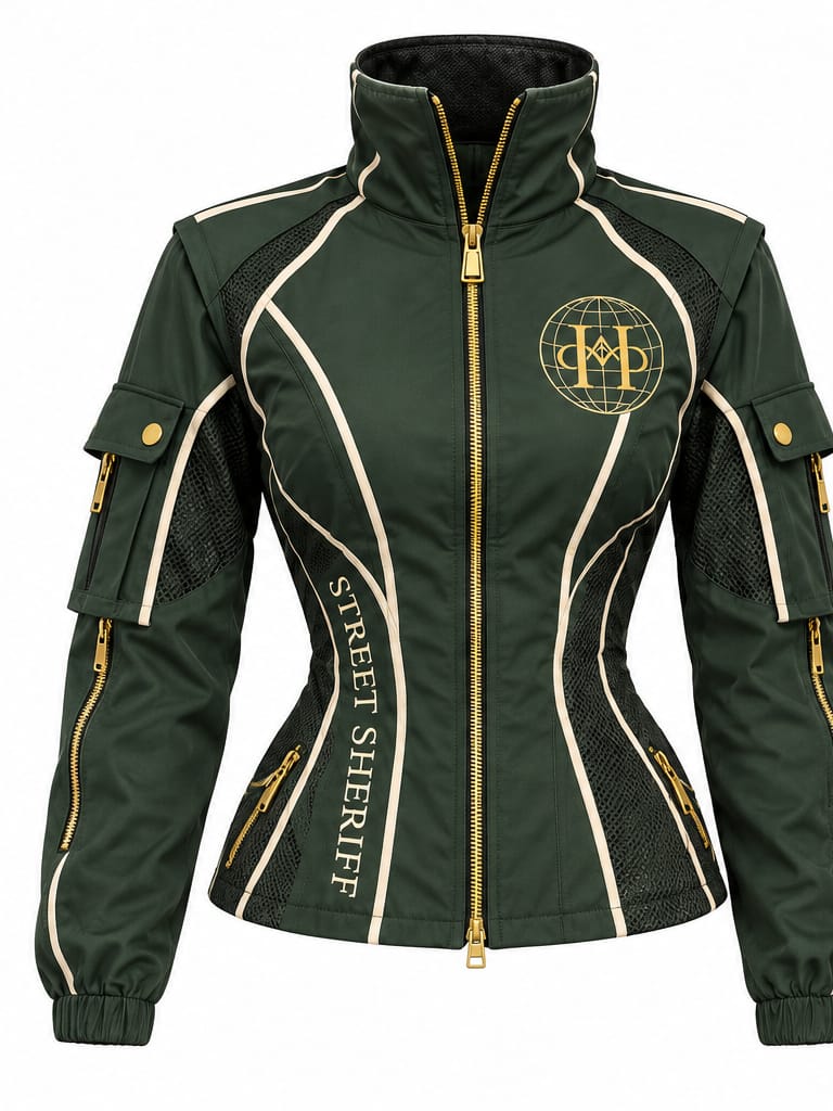 Green Track Cargo Jacket