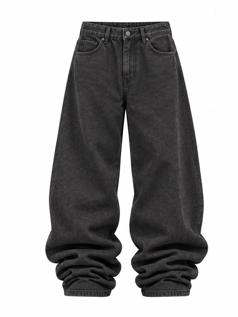 Charcoal Baggy Pants