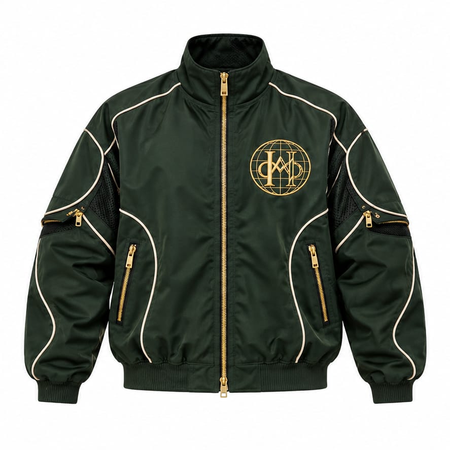 Green Track Cargo Jacket