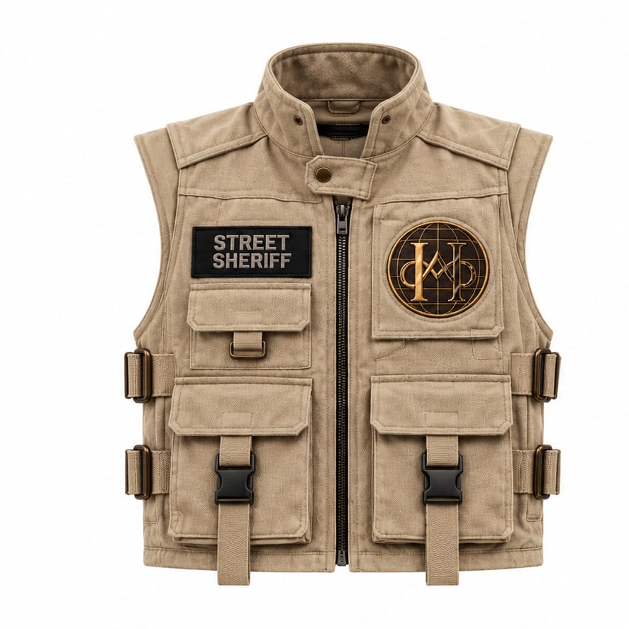 Tan Utility Vest